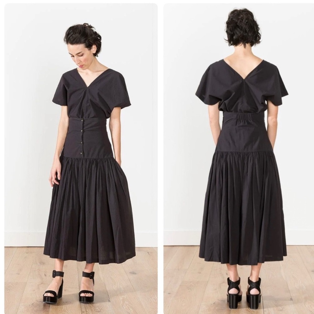 Black Crane Lantan skirt